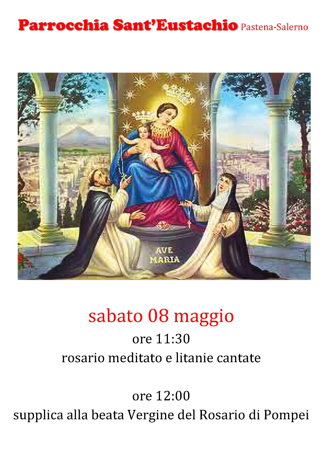 Supplica alla Madonna di Pompei Visus Est et Vidit Supplica alla Madonna di Pompei Visus Est et Vidit